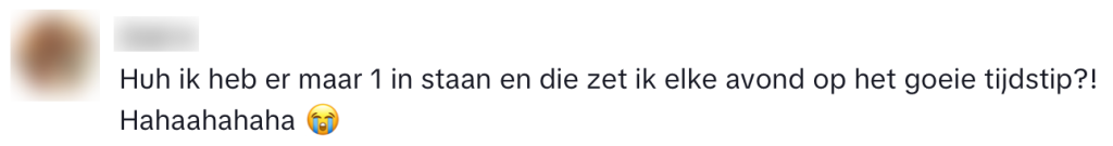 wekker zetten