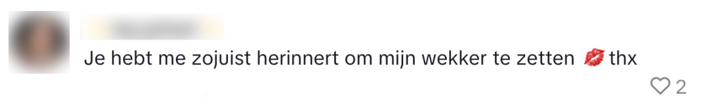 wekker zetten