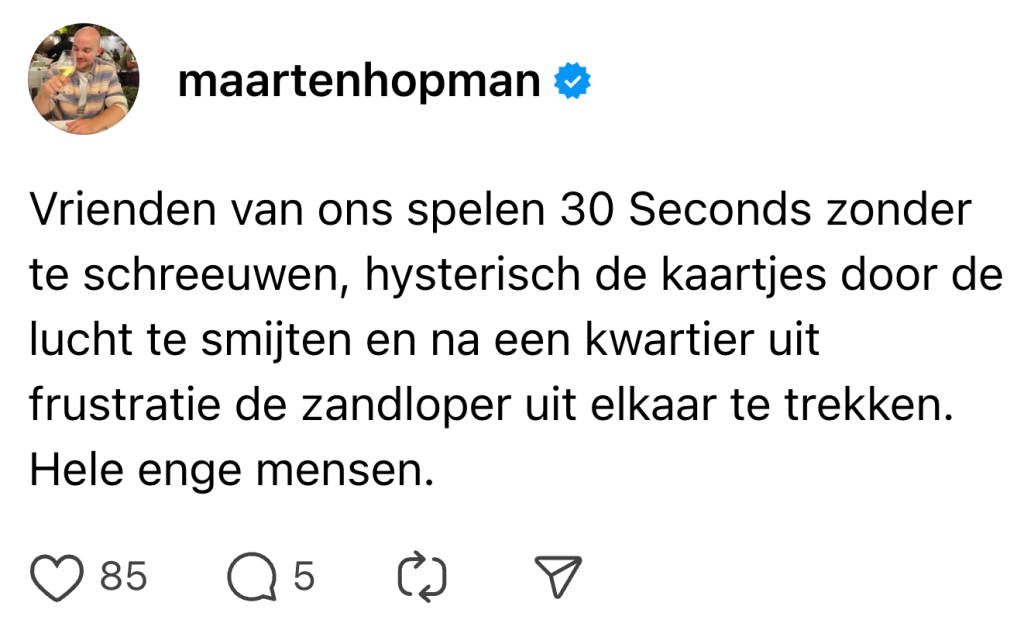 30 seconds