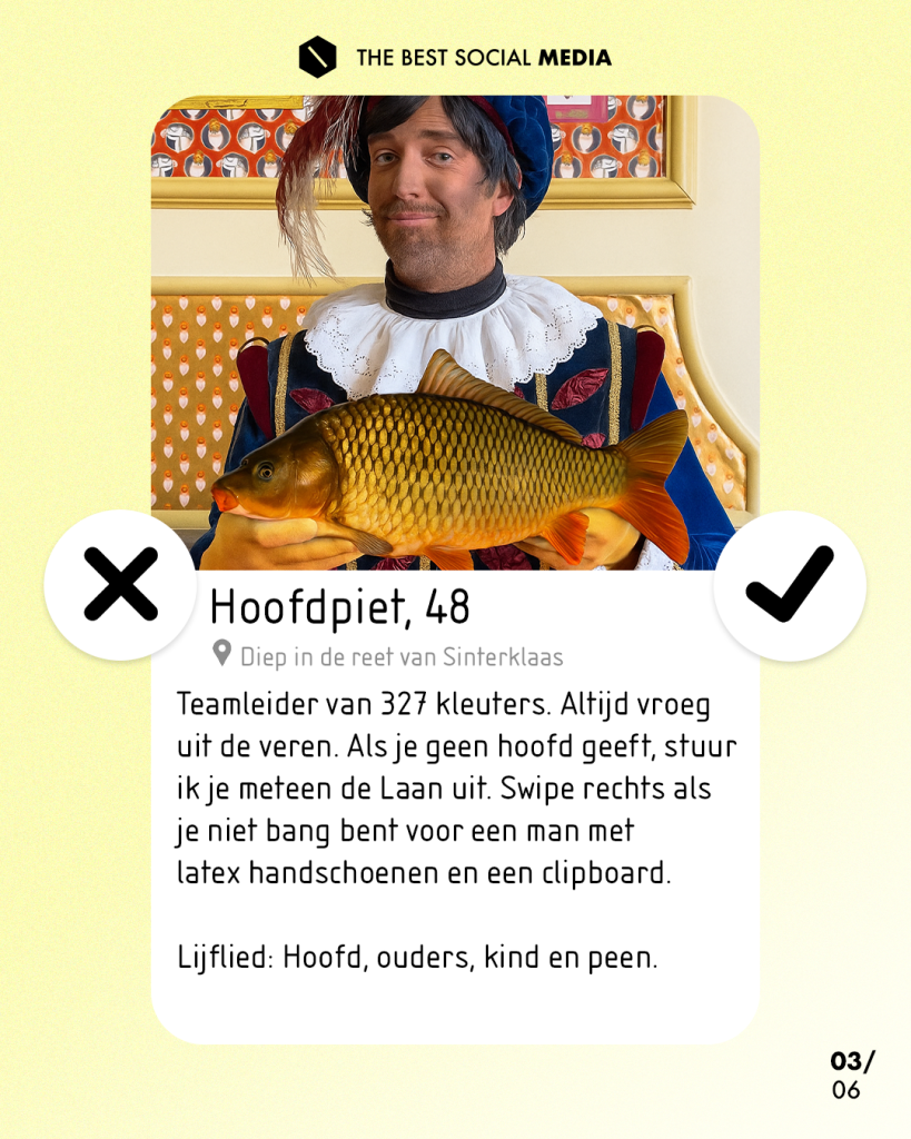 Bumble bio's sinterklaas