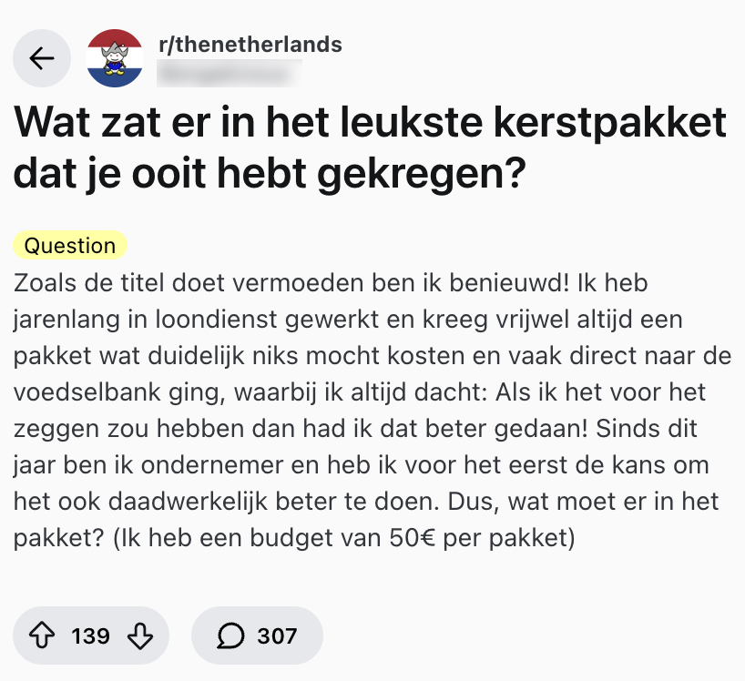 kerstpakket 