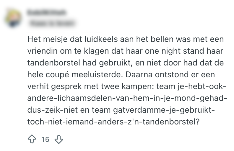 bellen trein
