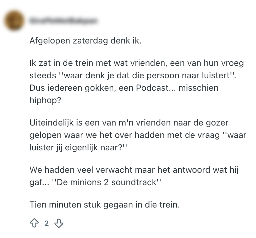 minions trein