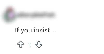 insist