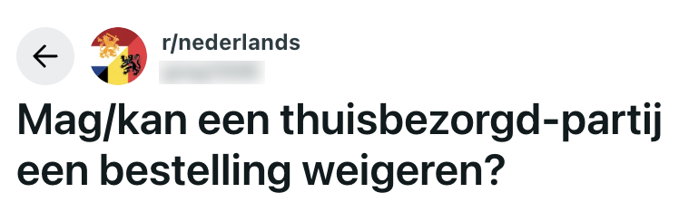 thuisbezorgd aanbieding