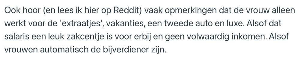 vraag vrouw werk