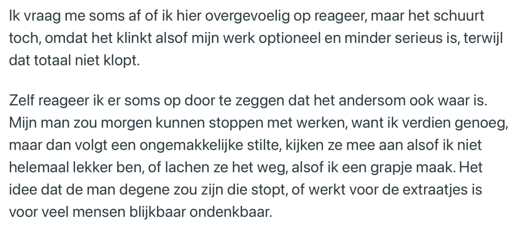 werken salaris gelijkheid 