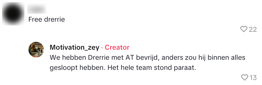 kat opgesloten