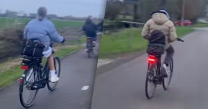 fiets uit