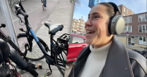 fiets uit