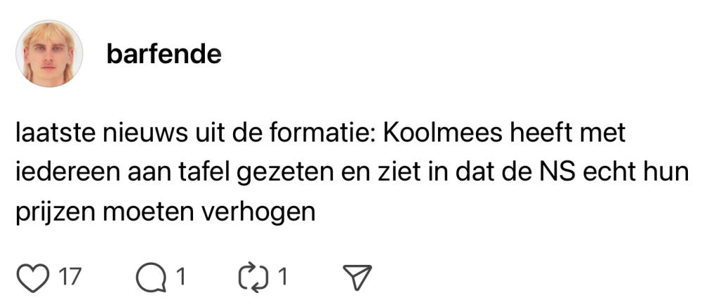 NS treinkaartjes prijzen
