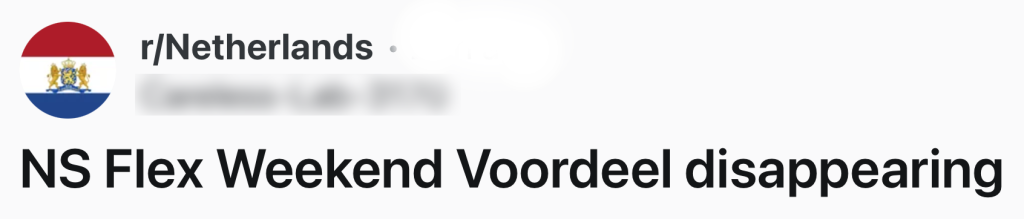 openbaar vervoer abonnementen