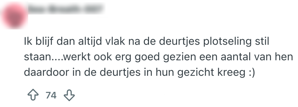 incheck poortjes ns 