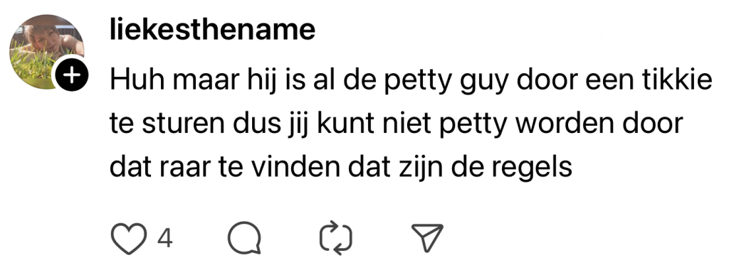 tikkie eten vrienden