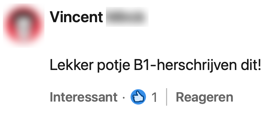 briefje tuincentrum klant