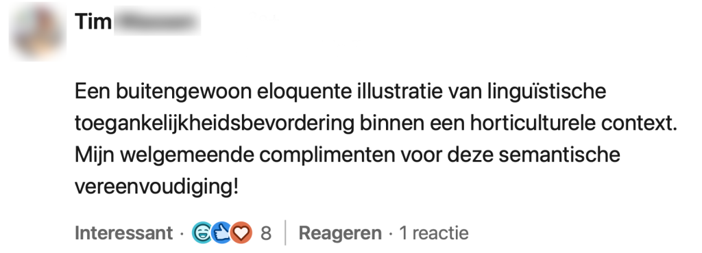 wijziging tuinland potten bordje