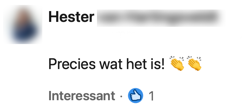 briefje tuincentrum klant