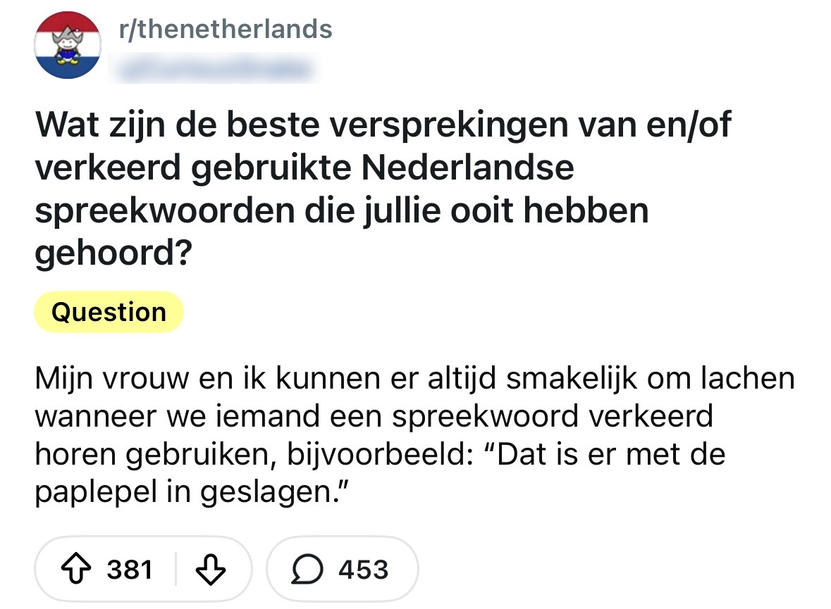 versprekingen