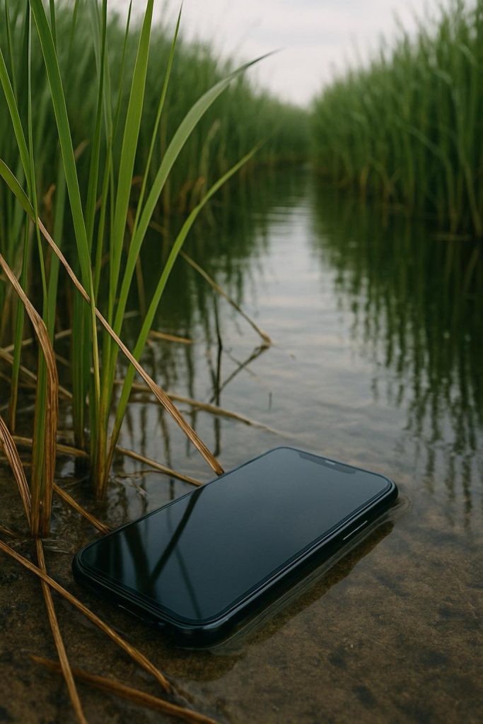 telefoon water