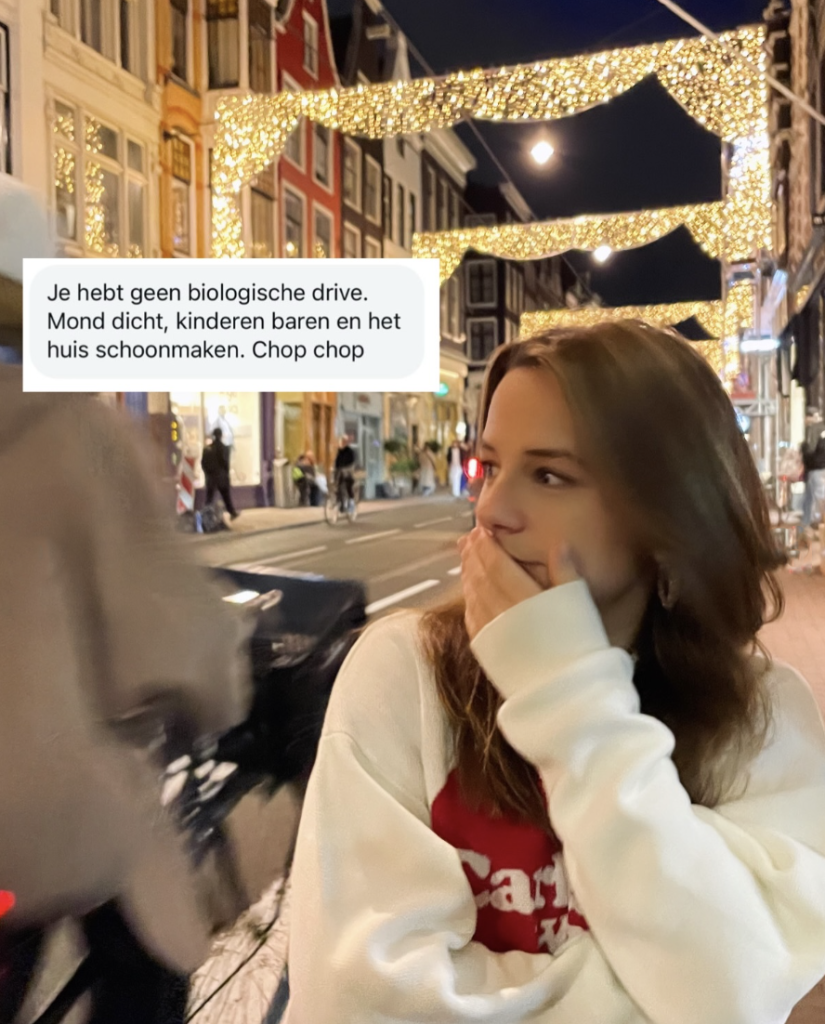 vrouwen reacties online