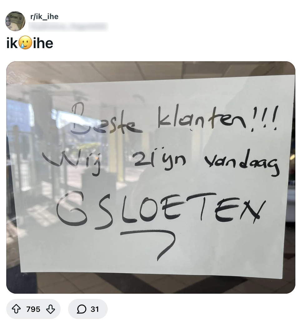 gesloten
