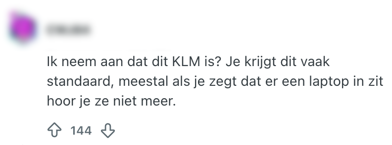 klm bagage