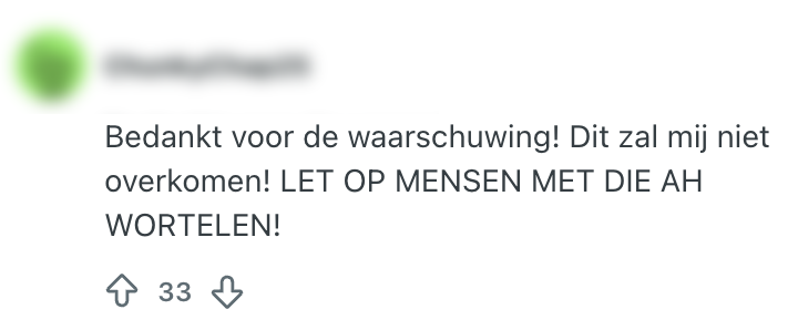 waarschuwing