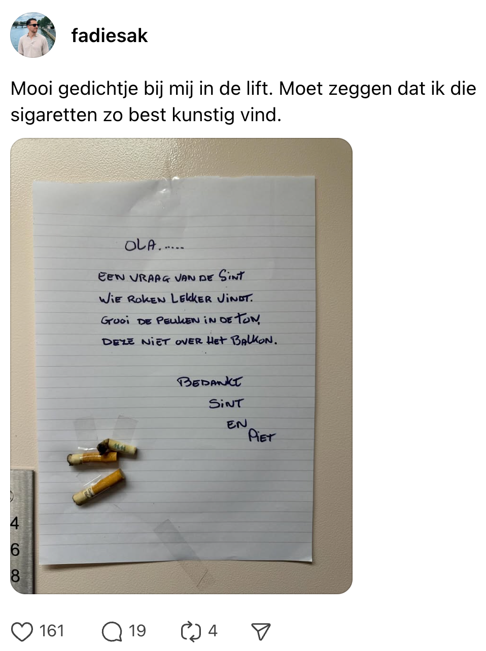 boodschap