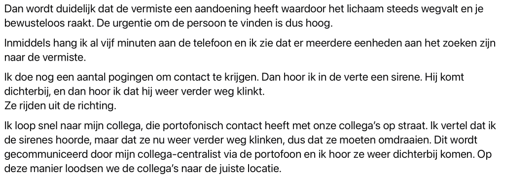 meldkamer politie 112