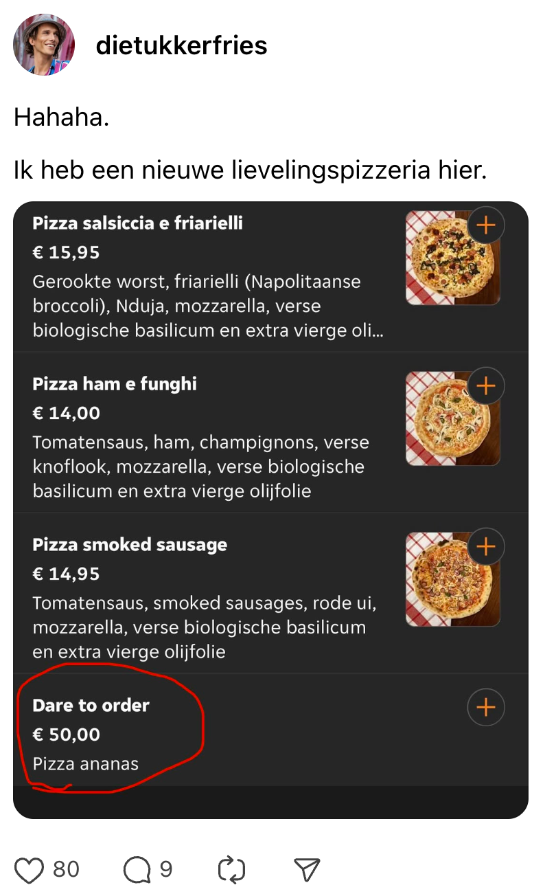 pizza Hawaï