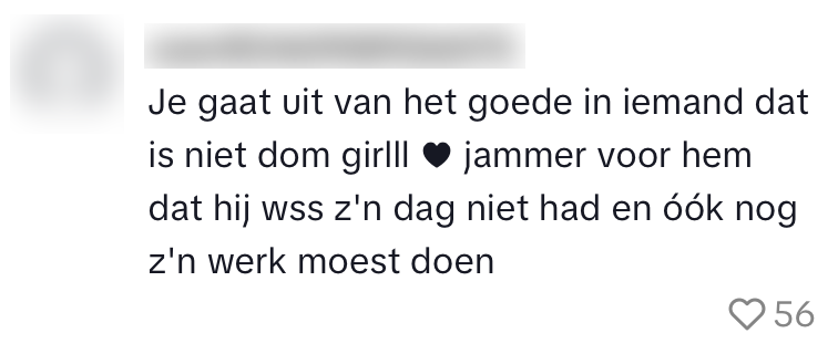 berichtje restaurantbezorger