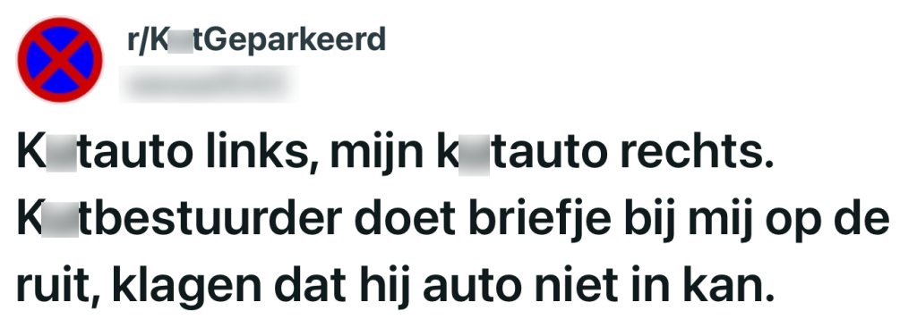 parkeervak brutaal