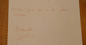 plas brief foto