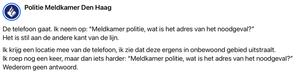 meldkamer politie 112