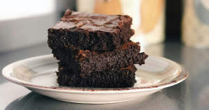 vegan brownie foto
