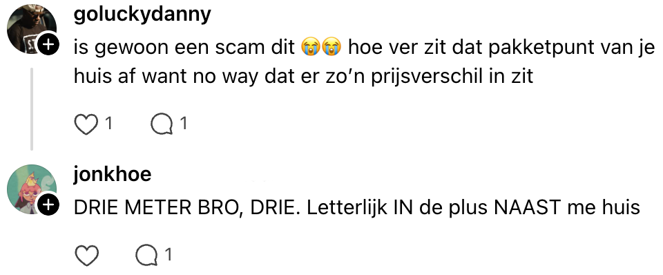 verzendkosten