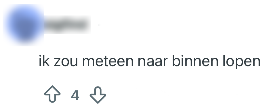 briefje reclame winkel raam
