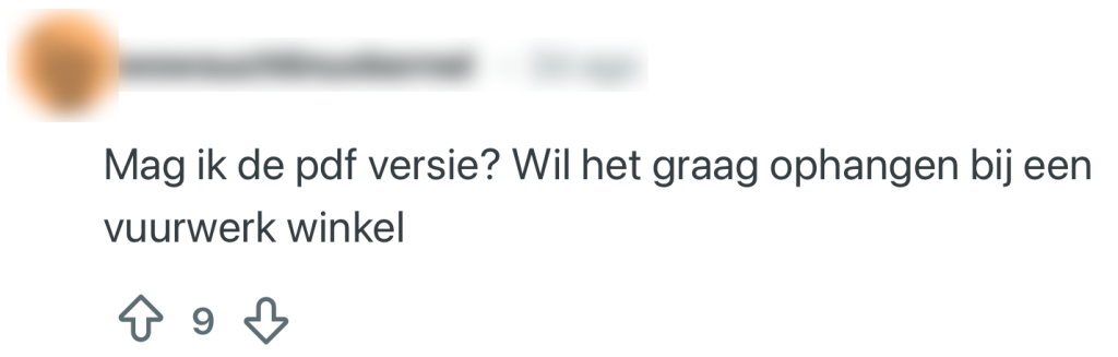 vuurwerk poster