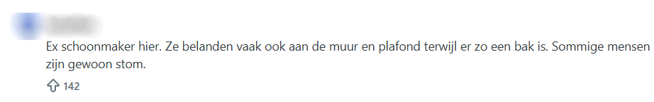 Schoonmaker, plafon, stom