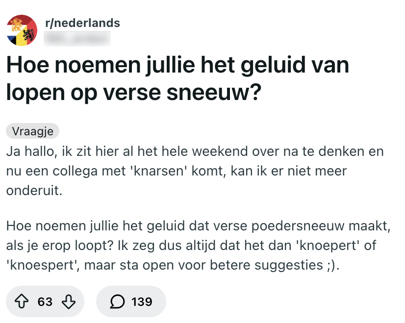 sneeuw