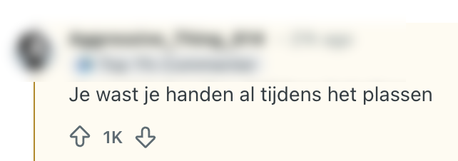 handen wassen