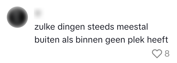 geen plek