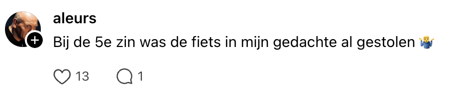 gestolen