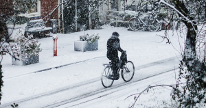 afbeelding school sneeuw