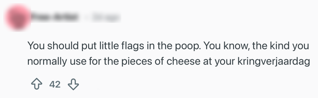 honden bordje stront