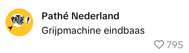 pathé grijpautomaat