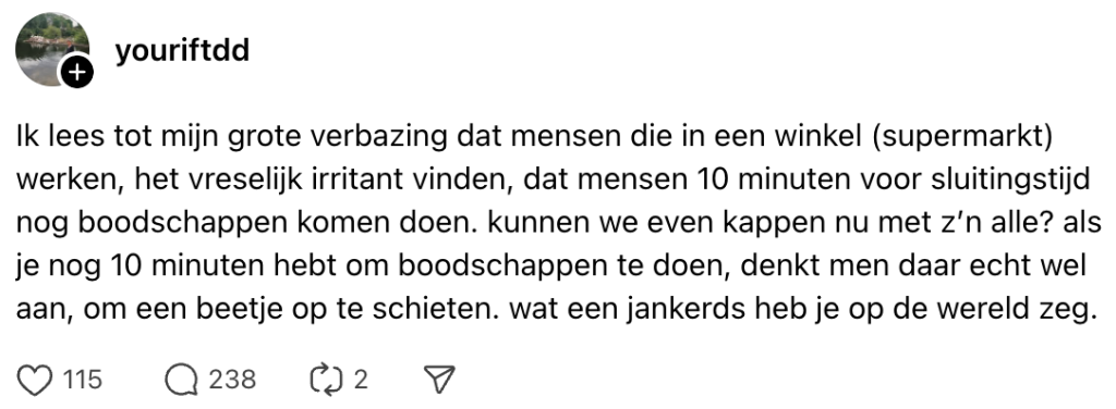 sluitingstijd
