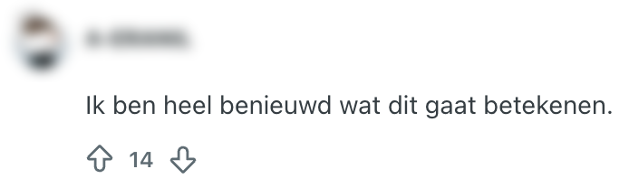 benieuwd