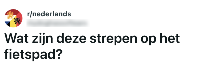 fietspad
