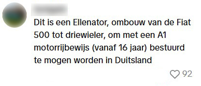 Soort voertuig